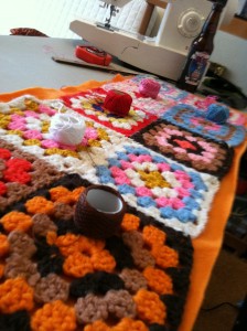 Sewing Granny Squares