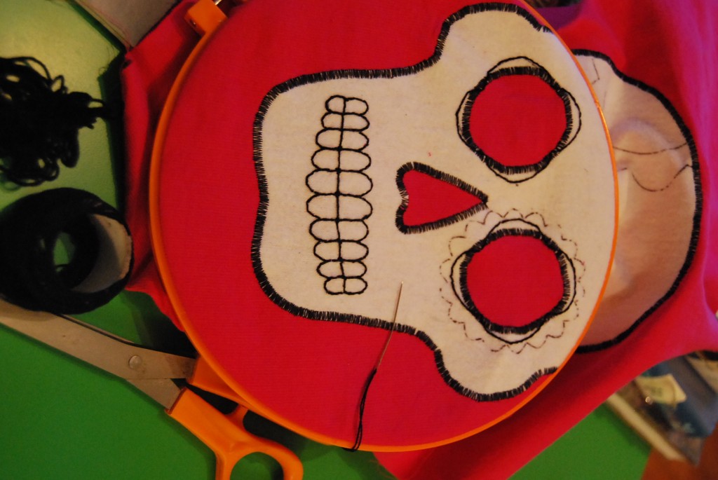 Embroidery Sugar Skull