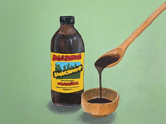 A painting of Molasses